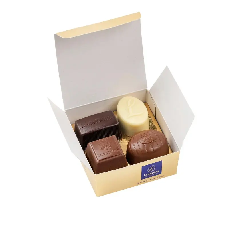4 Chocolate Mini Ballotin Box