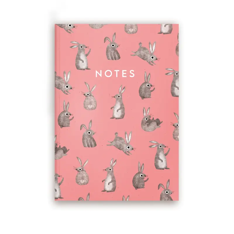 A5 Rabbit Pattern Notebook