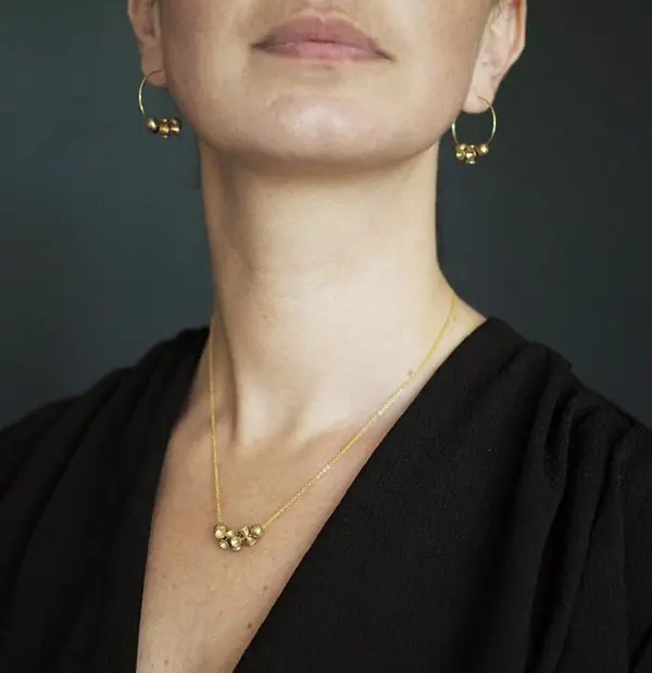 Abacus Diabolo necklace