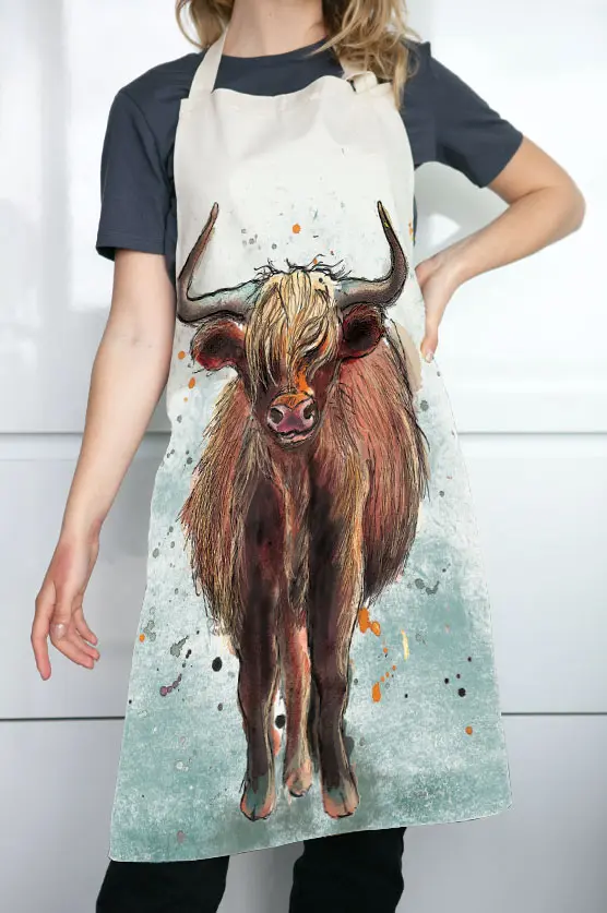 Apron - Highland Cow