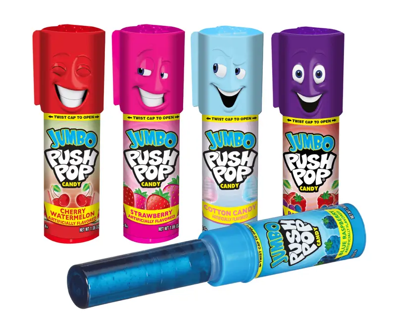 Bazooka Jumbo Push Pop 30g Singles