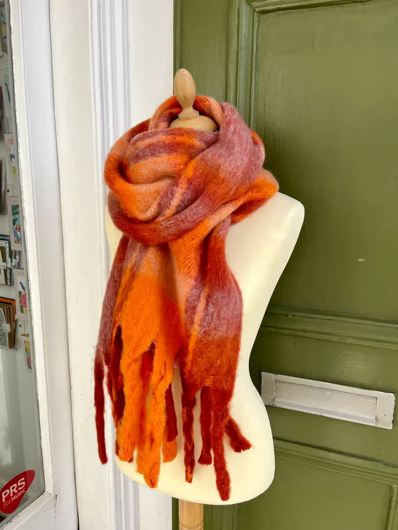 Bonfire - Tartan Winter Scarf