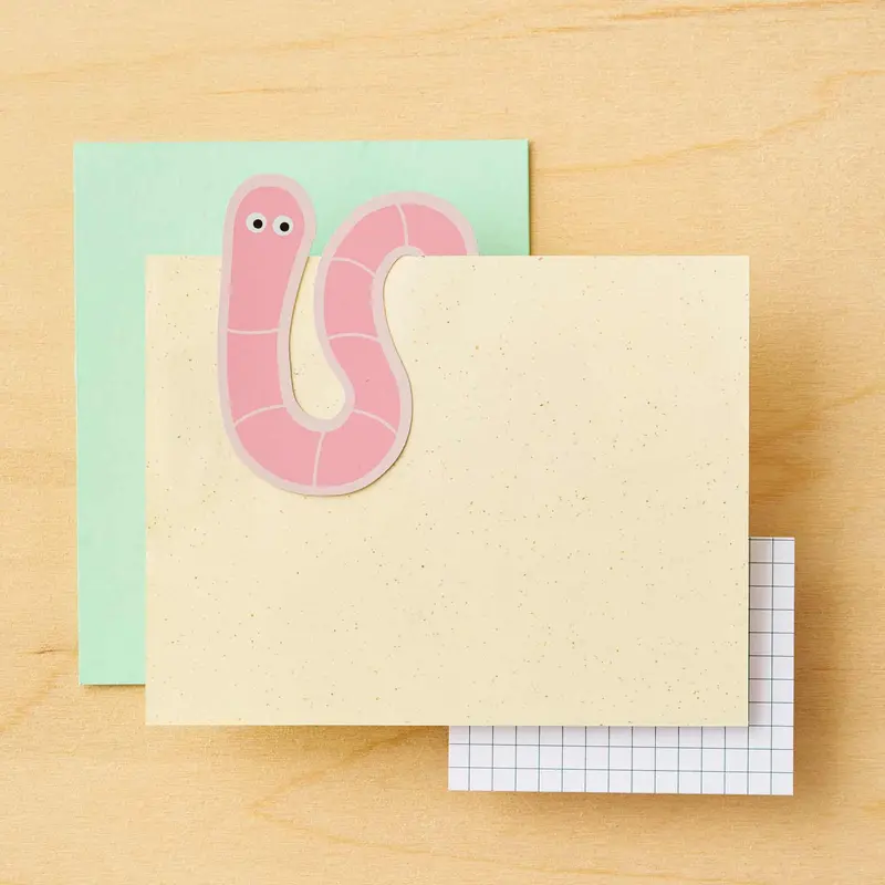Bookworm Bookmark & Page Maker