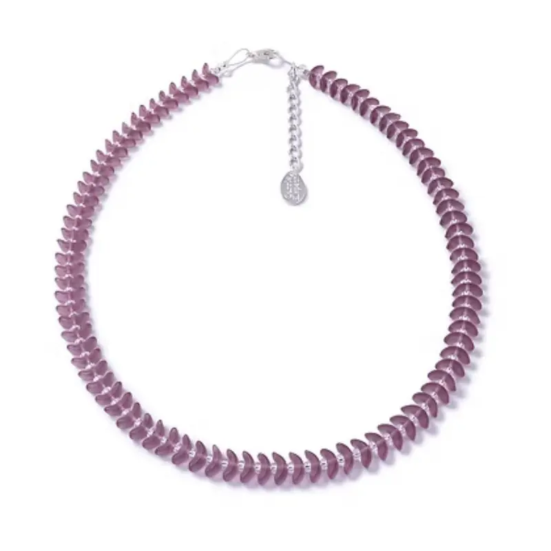 Carrie Elspeth Eclipse Necklace - Lavender