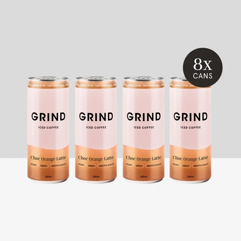 Chocolate Orange Iced Coffee Cans