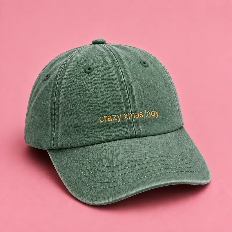 Crazy Xmas Lady Cap
