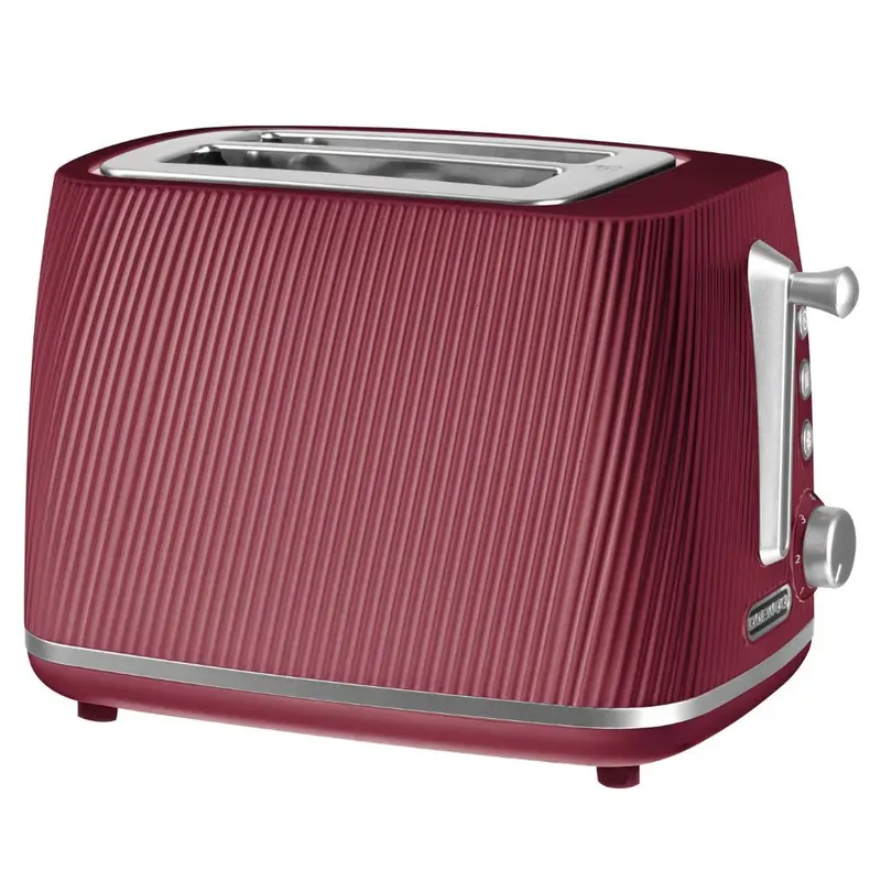 Daewoo Cascade 2 Slice Toaster - Ruby Red