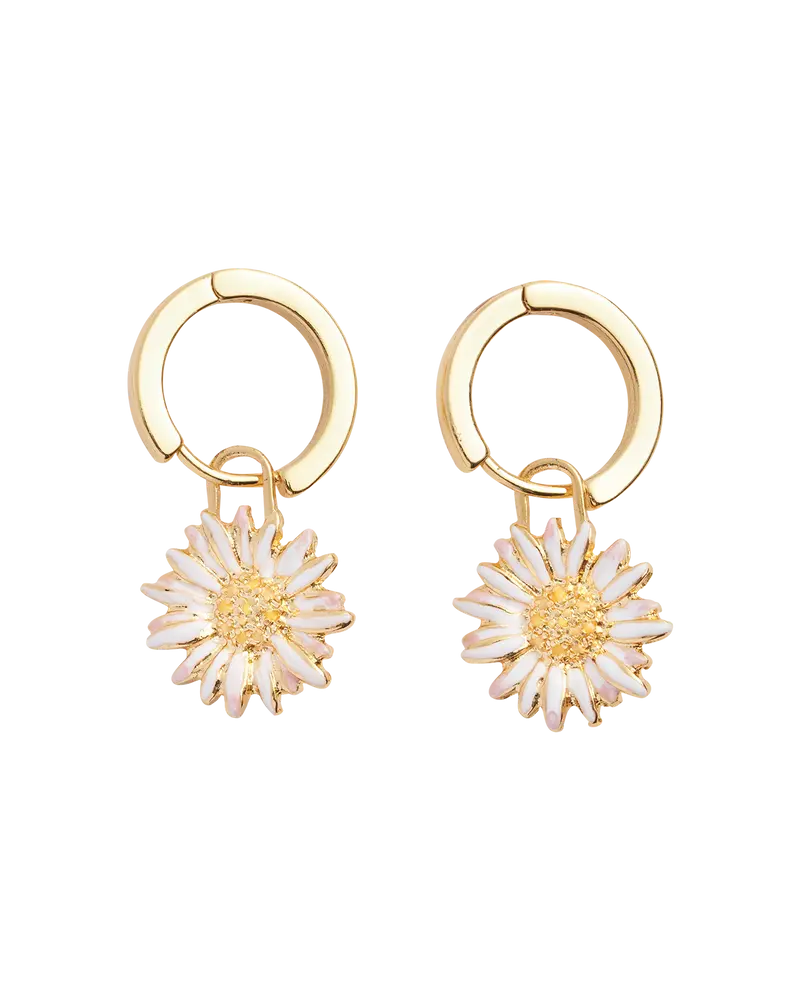 Daisy Huggie Earrings