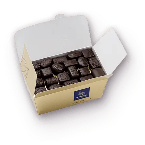 DARK Chocolates Ballotin Box by weight