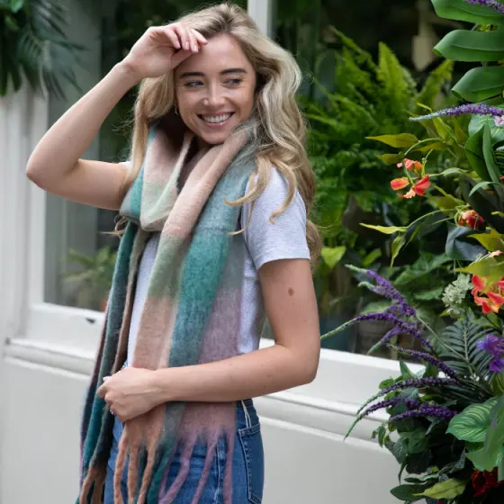 Dawn - Tartan Winter Scarf