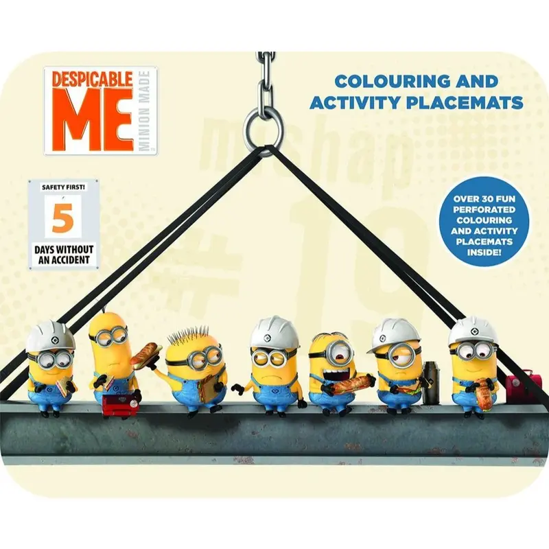 Despicable Me Colouring & Activity Placemats