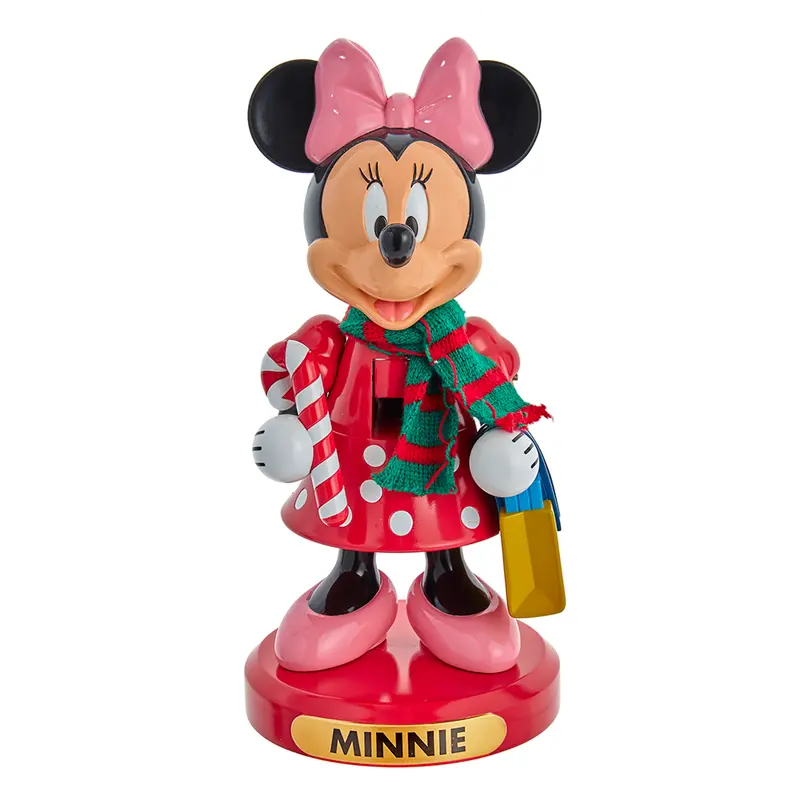 Disney Minnie Mouse Nutcracker with Candy Cane