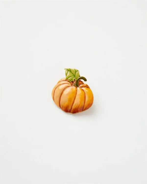Enamel Pumpkin brooch