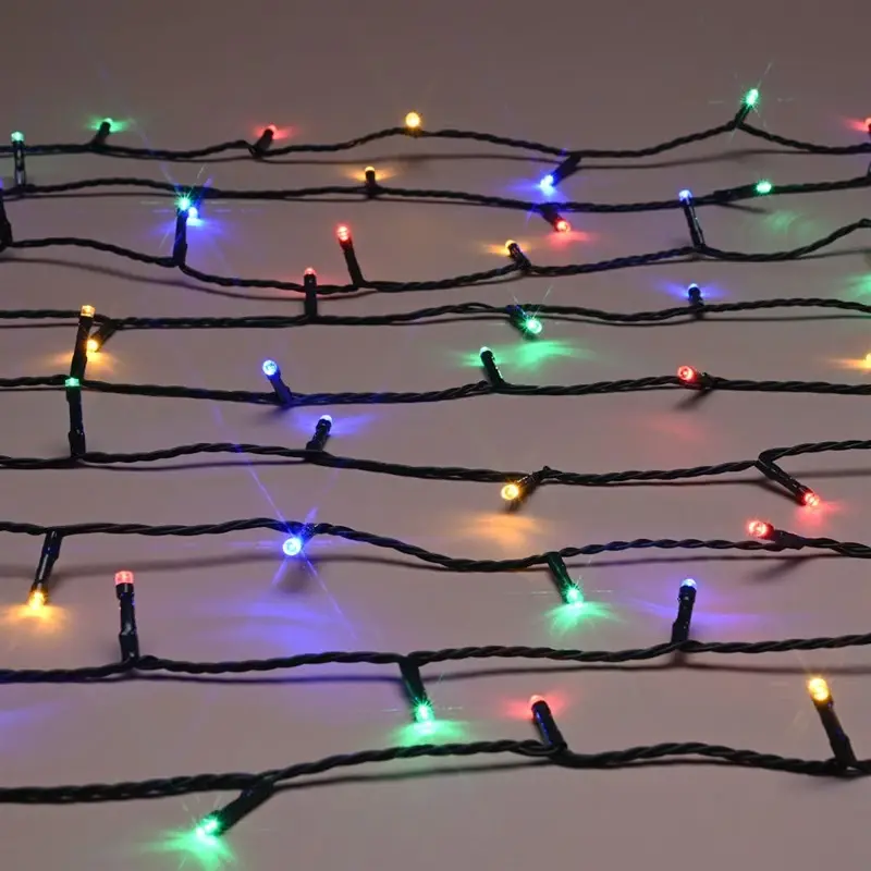 Festive 400 LED Battery Timer String Christmas String Lights - Multi Colour - P066469