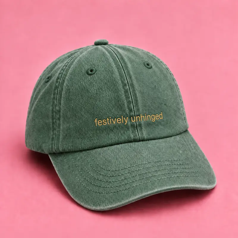 Festively Unhinged Cap