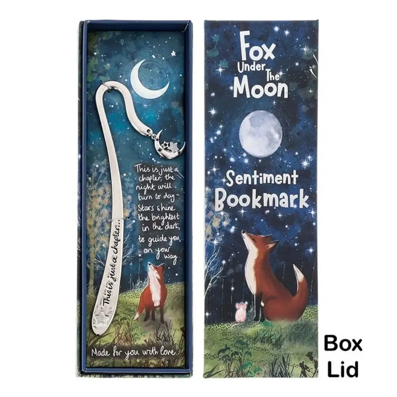 Fox Under the Moon A Chapter Silver Bookmark