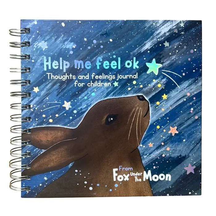 Fox Under The Moon Wiro-Bound Journal