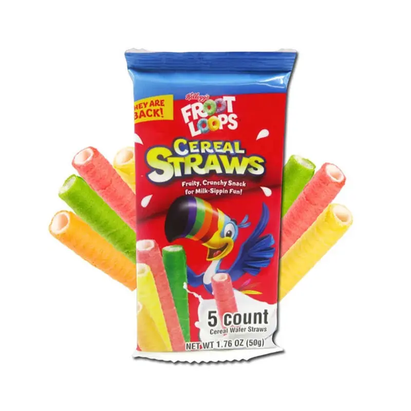 Froot Loops Cereal Straws (50g)