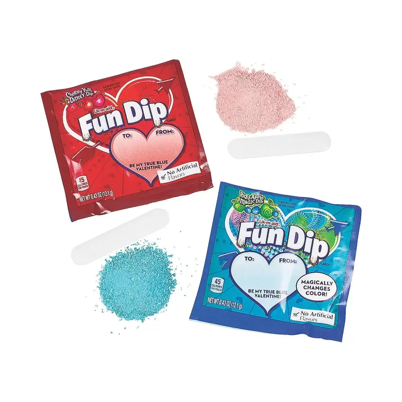 Fun Dip Valentine Candy Packets 14g Singles