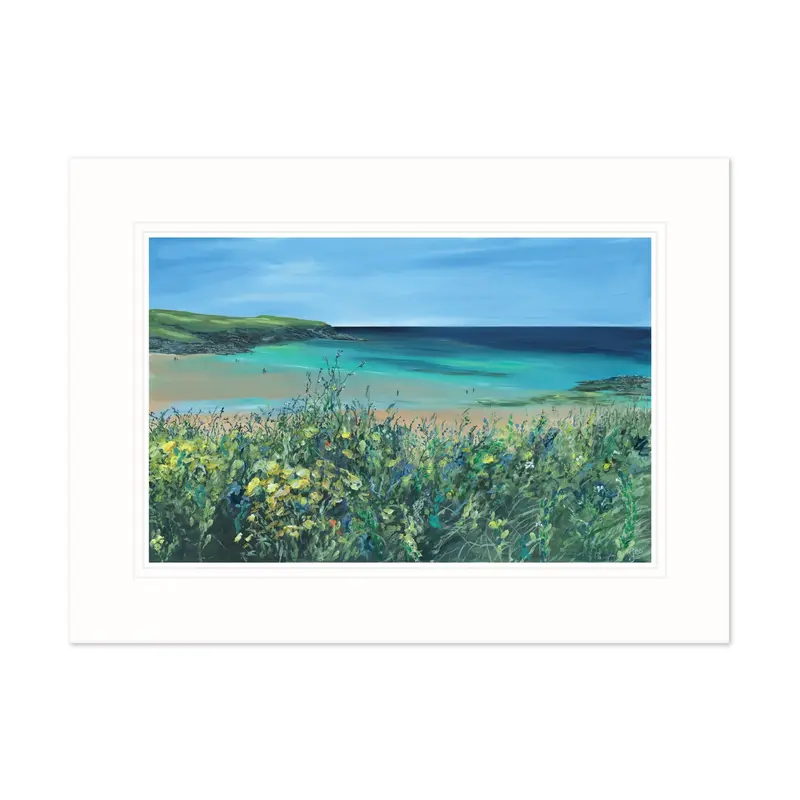 GH23M - Padstow Views Mounted Print