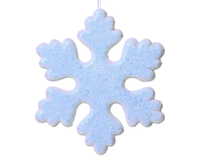 Glitter Snowflake Hanging Decoration - 38cm