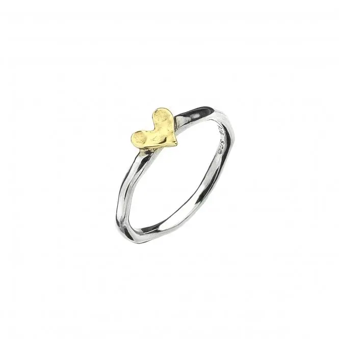 Golden Heart Ring