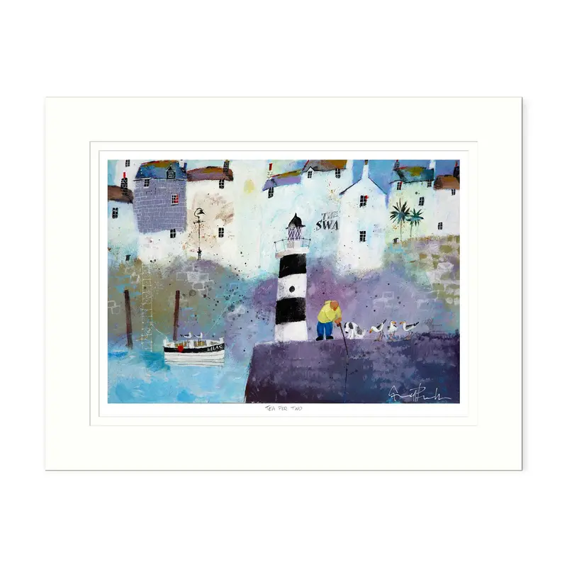 GPT61M - Tea for Two Large Mounted Print