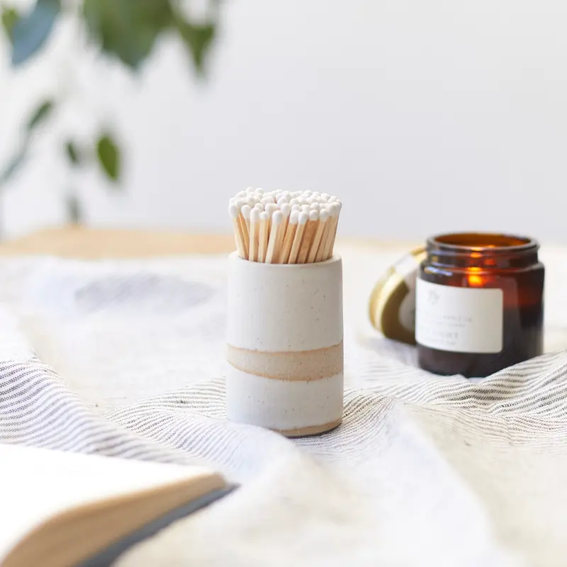Handmade Matchstick Pot