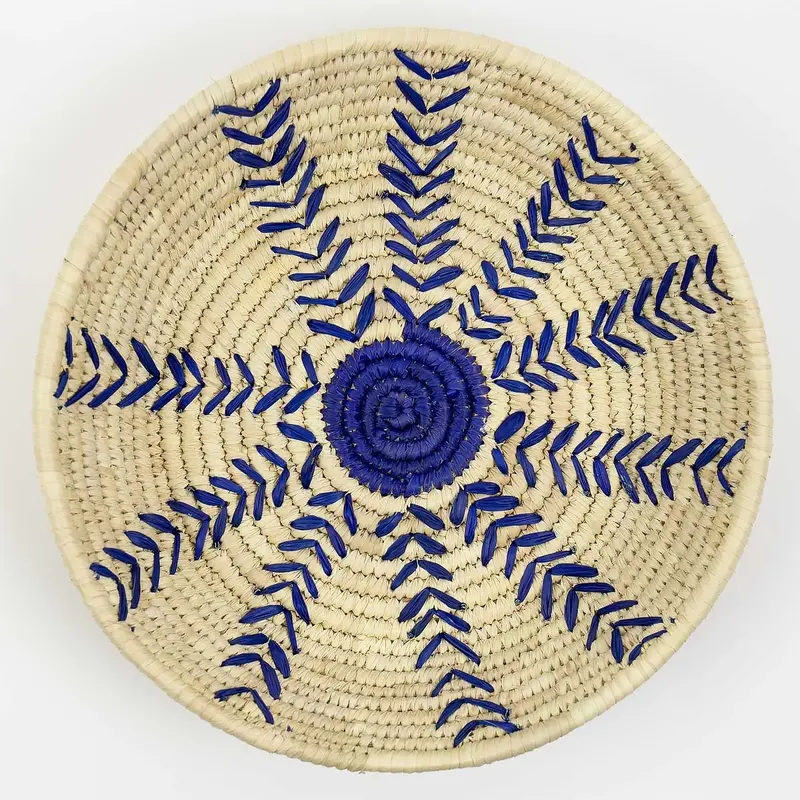Handmade Natural Woven Bread Basket