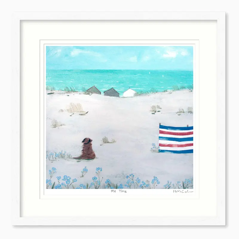 HC332F - Me Time Framed Print