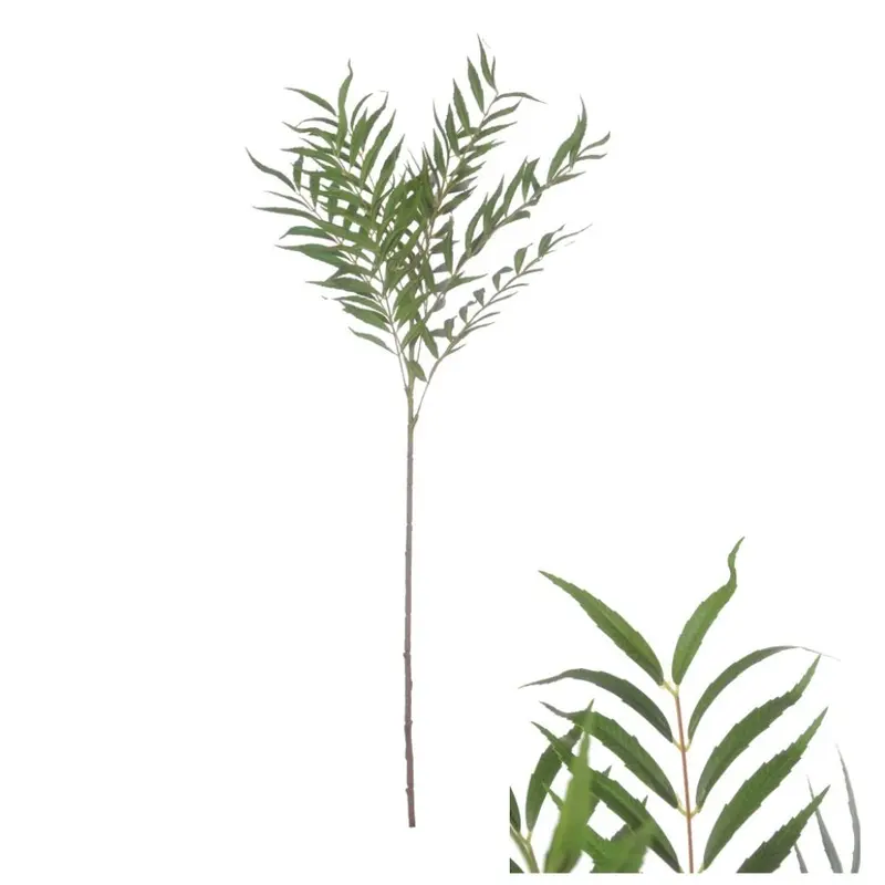 Hogewoning 100cm Artificial Leaf Branch - Green