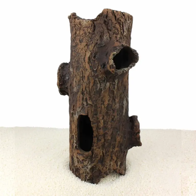 Large Ceramic Log Aquarium Decoration