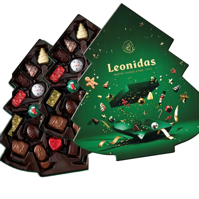 Leonidas Christmas Tree Chocolate Box