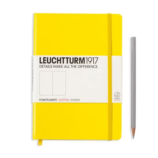 Leuchtturm A5 Dotted Notebook - Yellow