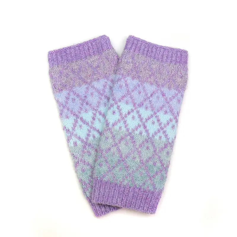 Lilac Wrist Warmers
