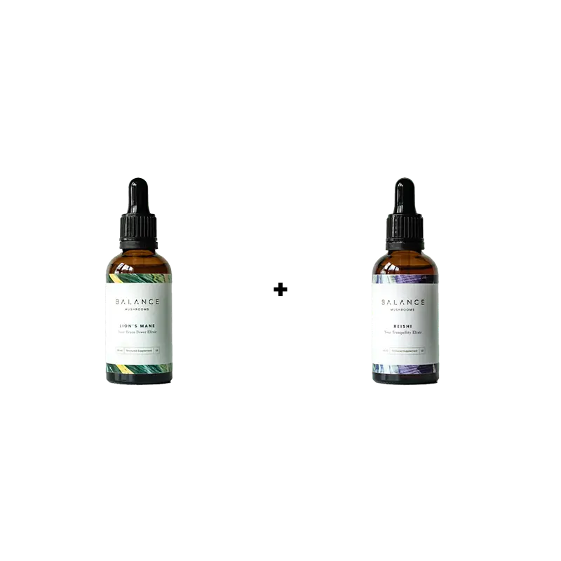 Lions Mane & Reishi Elixir Combo (10ml each)