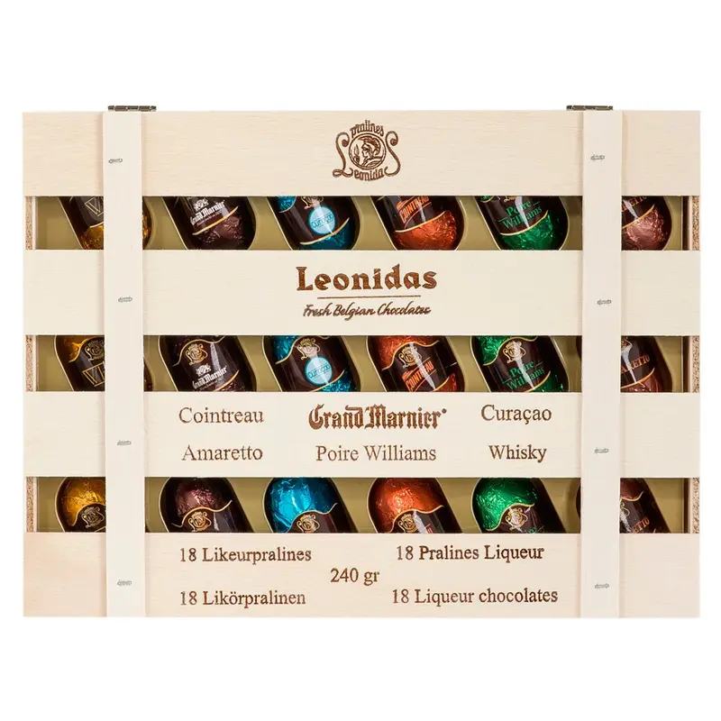 Liquor Chocolate Crate Box