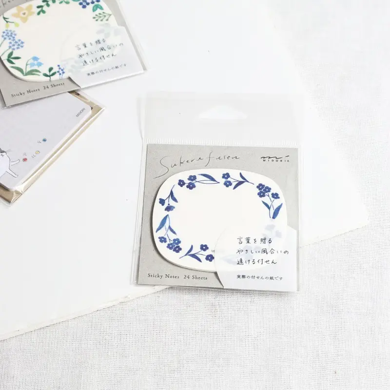 Midori Floral Sticky Notes