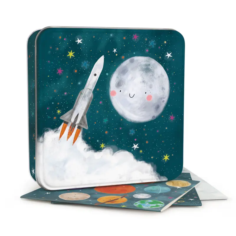 MWT66 - Over The Moon Notelet Tin