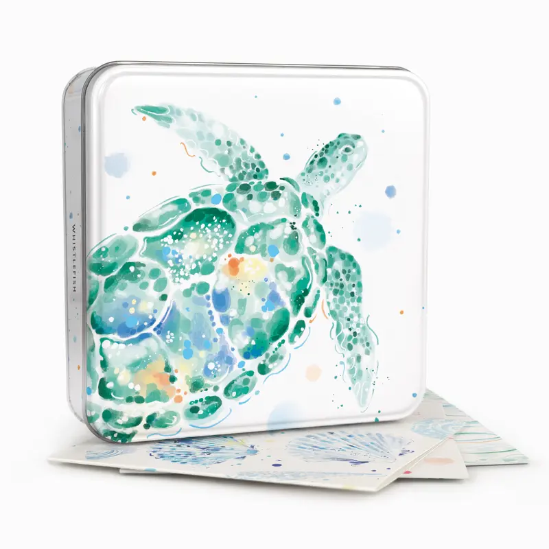 MWT79 - Turtle Notelet Tin