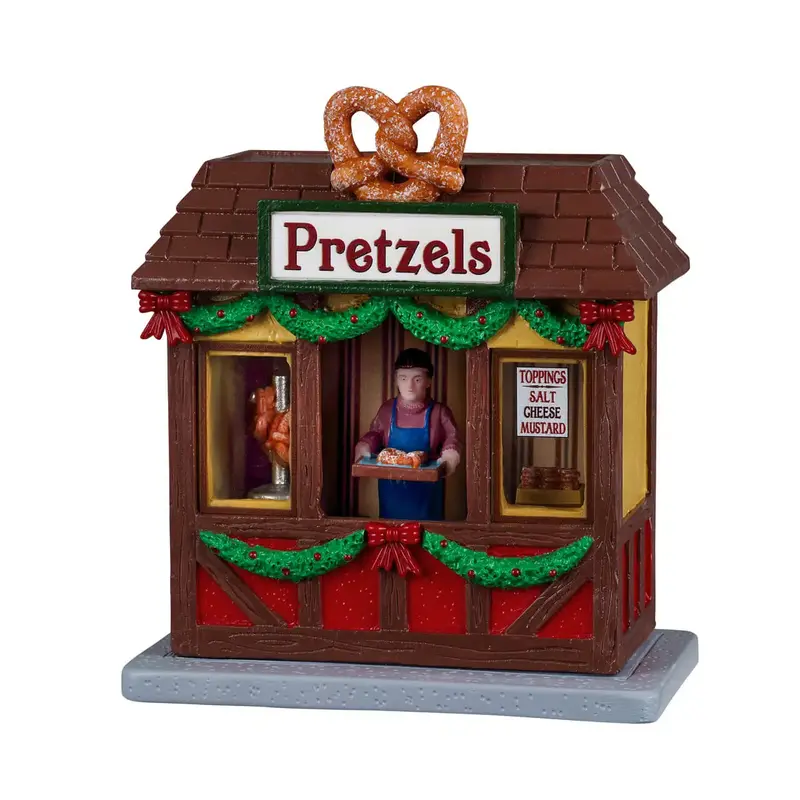 NEW Lemax - Pretzels Stall