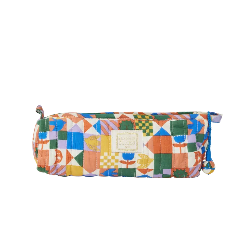 Nila Pencilcase - Patchy Blue
