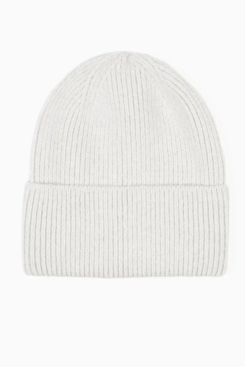 Noelle Beanie Hat Light Grey