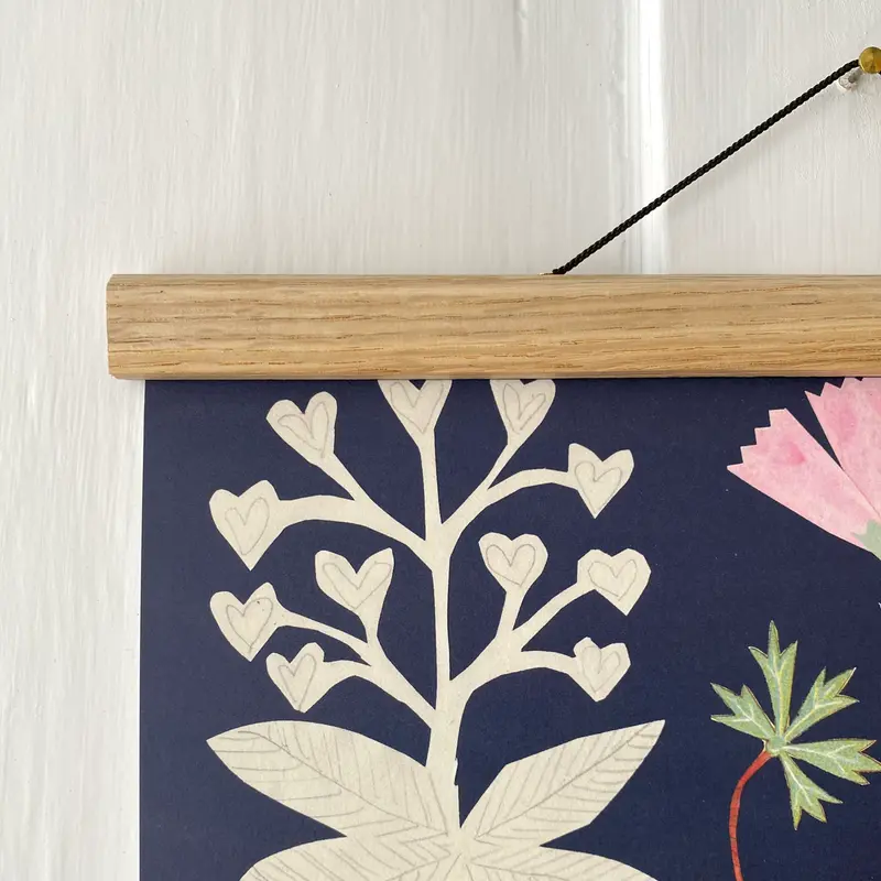 Oak Poster Hanger - Various Sizes