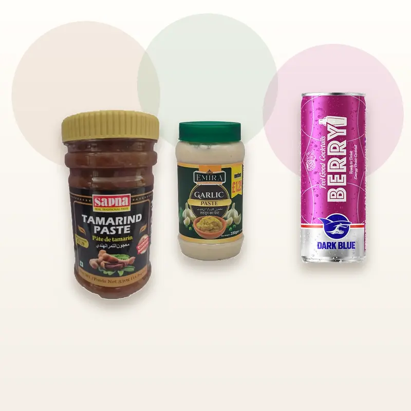 Pantry & Refreshment Combo Bundle – Tamarind Paste, Cooking Paste & Energy Drink