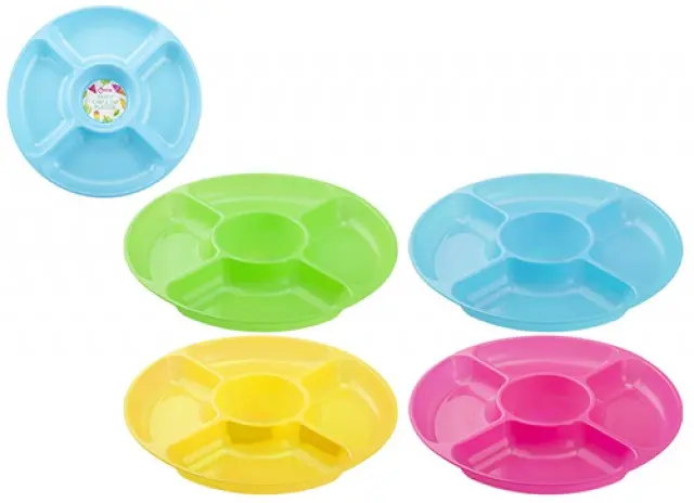 Party Chip N Dip Round Platter