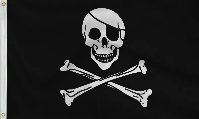 Pirate Skull & Crossbones Flag