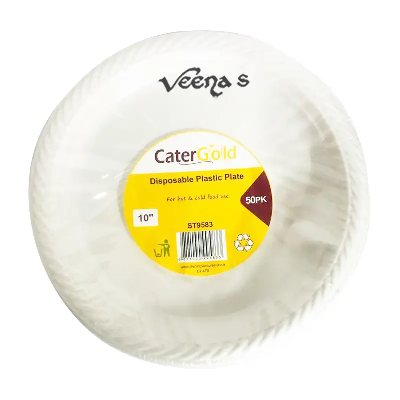Plastic Plate 50Pc [St9583]