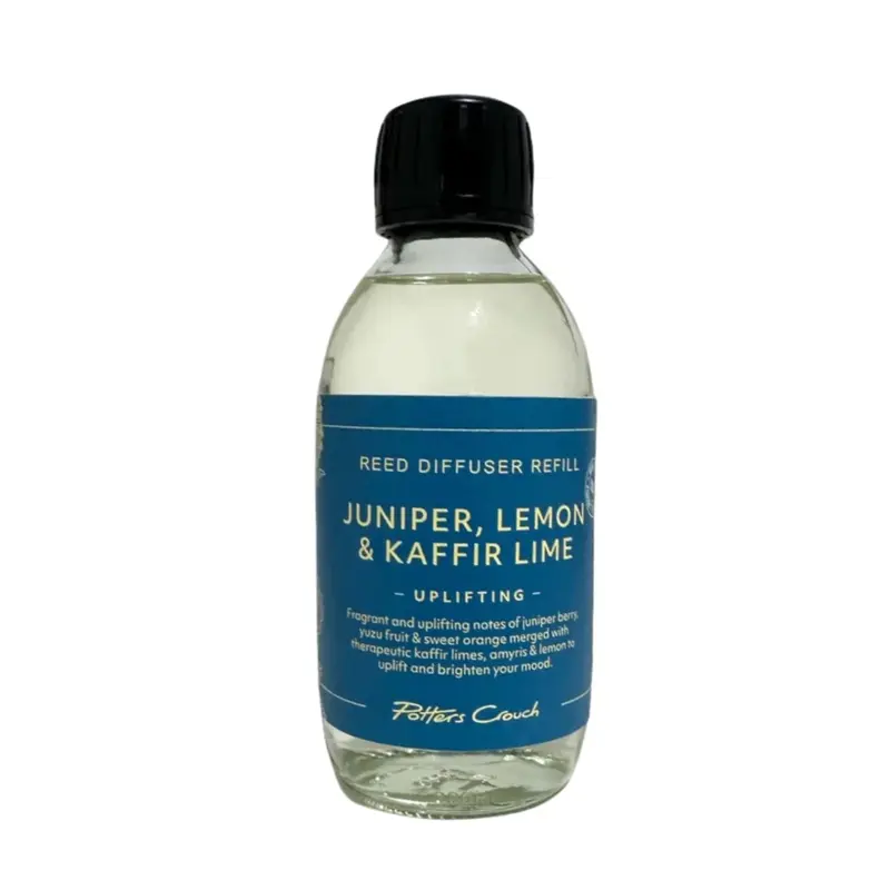 Potters Crouch 200ml Juniper, Lemon & Kaffir Lime Uplift Diffuser Refill
