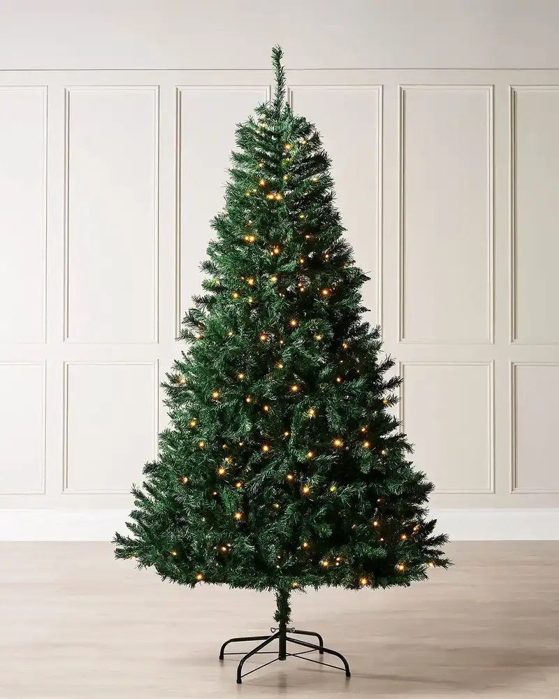 Pre-Lit Mixed Pine Christmas Tree, 6 ft